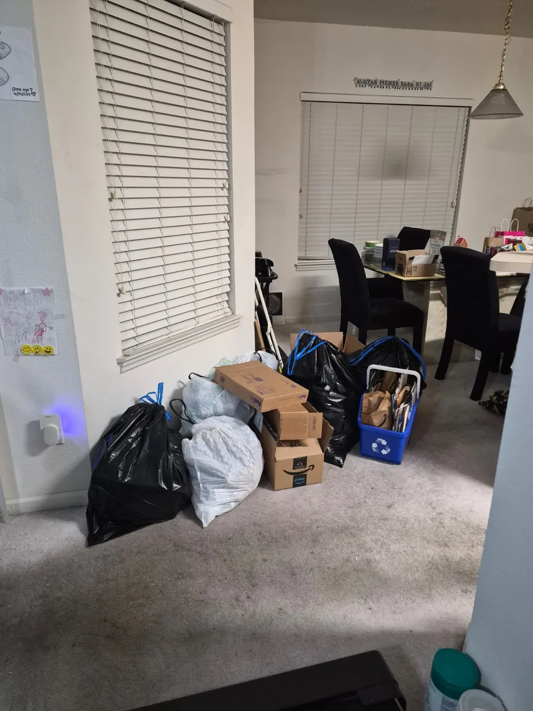 Dining Room Declutter — Before