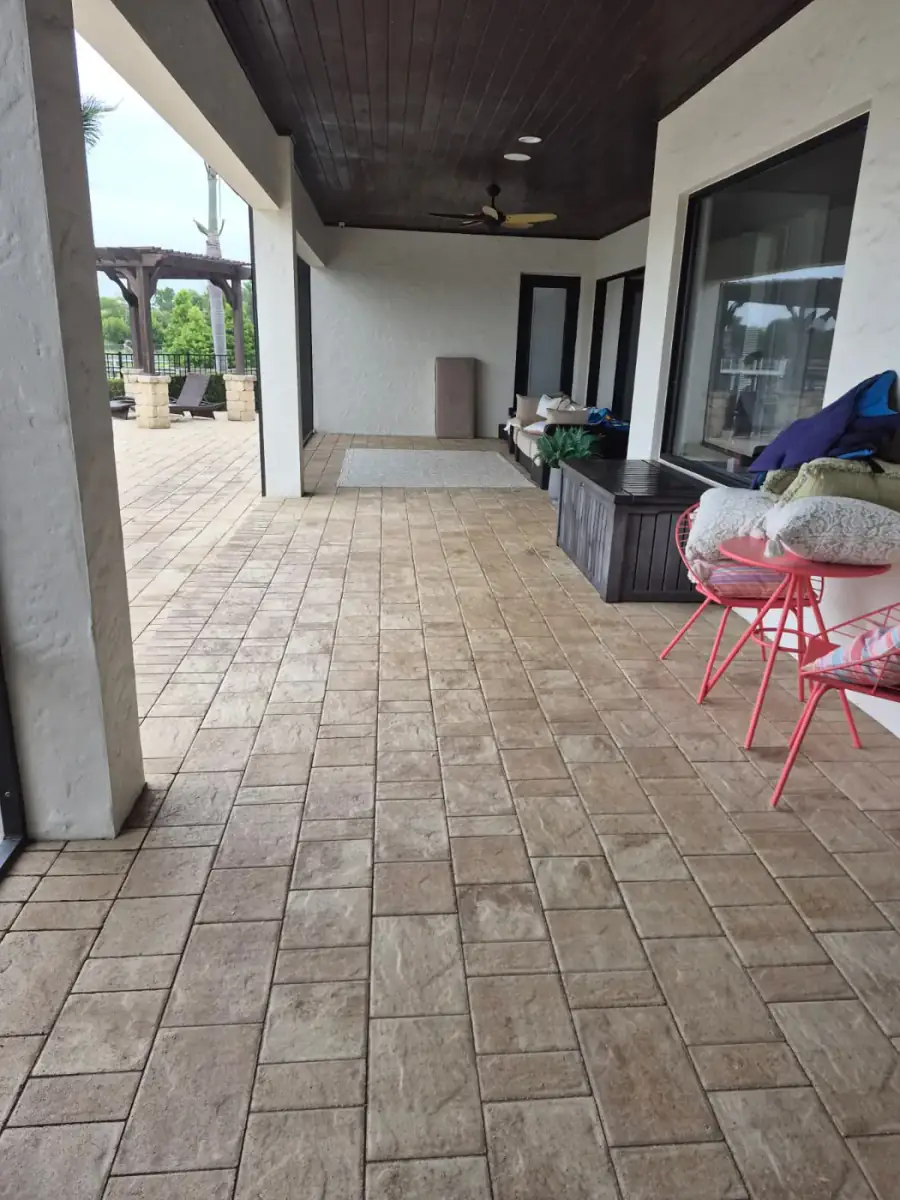 Pool Patio Cleanup — After
